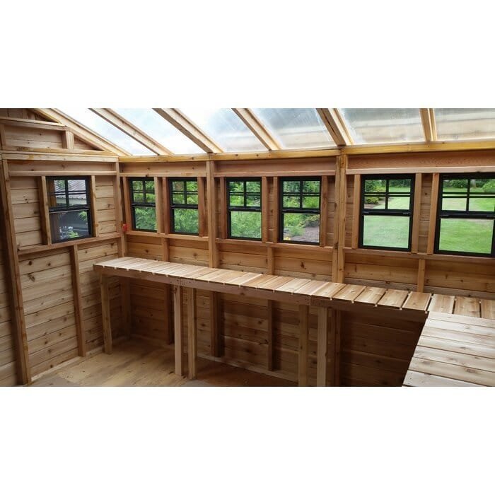 12′ x 12′ Cedar Outdoor Garden Shed – Sunshed Storage Building - Image 3