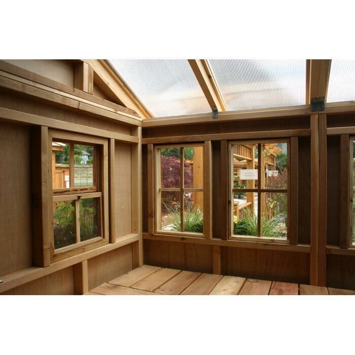 12′ x 12′ Cedar Outdoor Garden Shed – Sunshed Storage Building - Image 4