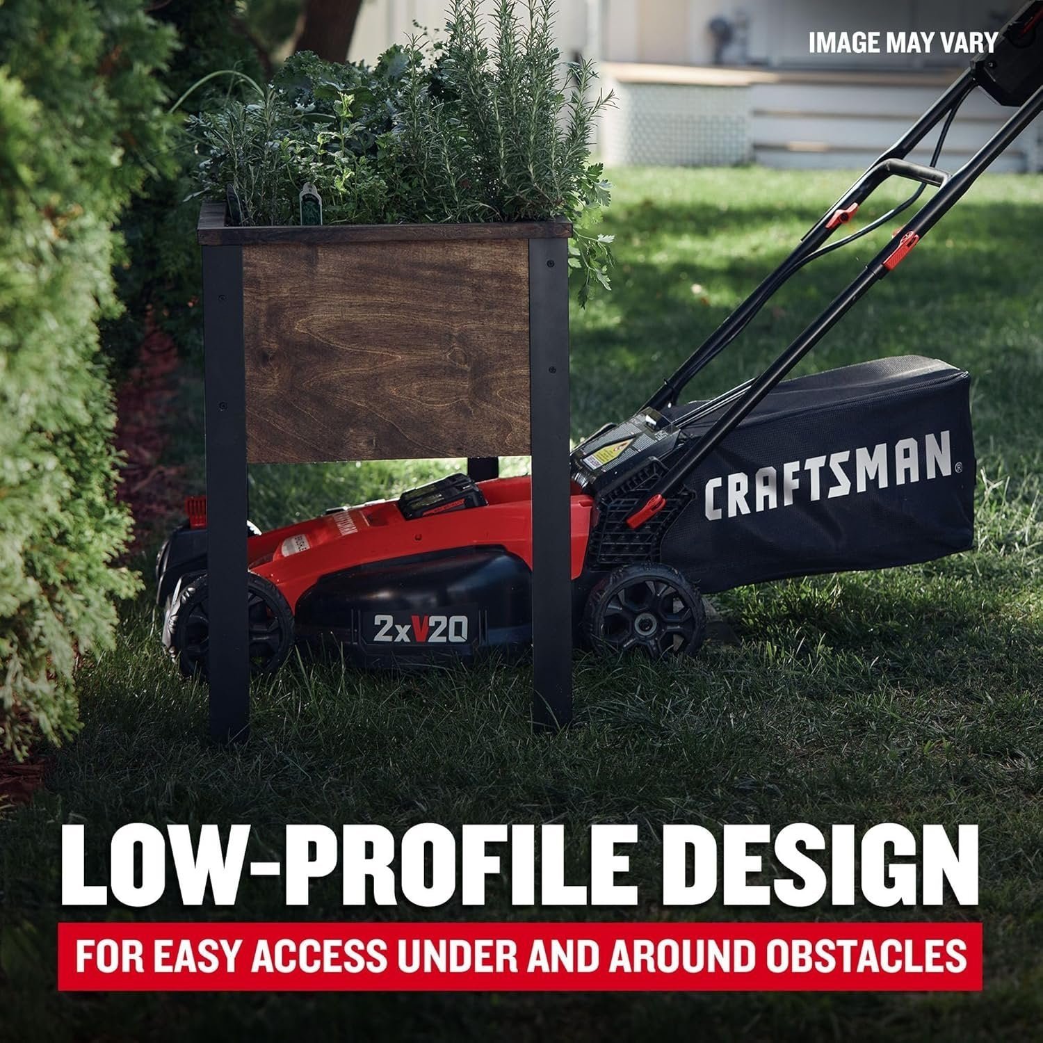 CRAFTSMAN V20 20-Inch Cordless Push Lawn Mower - Image 4