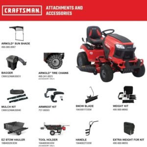 Craftsman T2200K 42-in 20 HP 725cc Hydrostatic Riding Mowers.