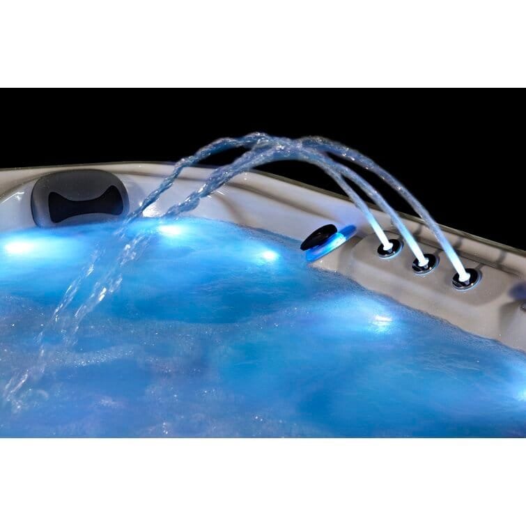 76-Jet Acrylic Square Hot Tub with Built-In Ozonator – Luxury Outdoor Spa - Image 2