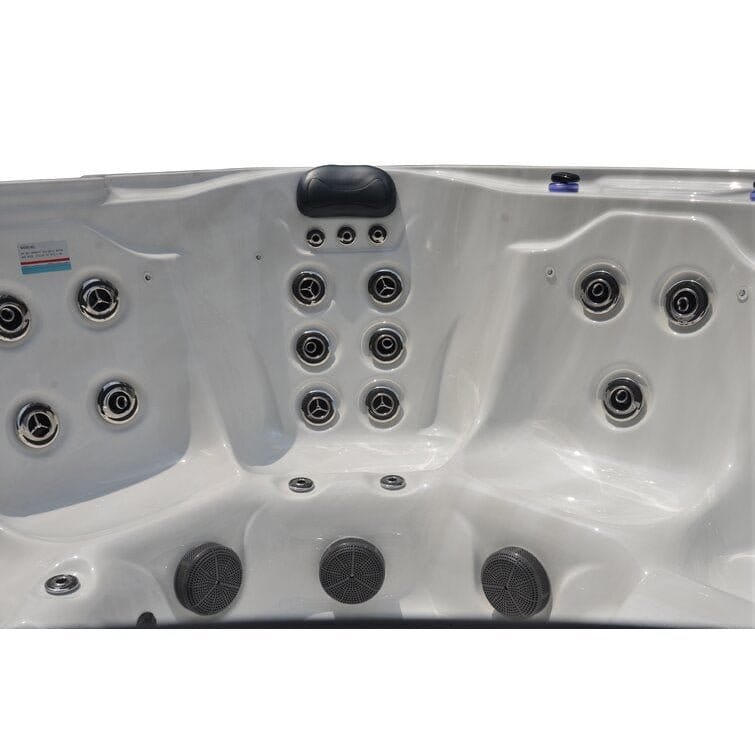 76-Jet Acrylic Square Hot Tub with Built-In Ozonator – Luxury Outdoor Spa - Image 9