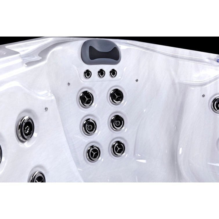 76-Jet Acrylic Square Hot Tub with Built-In Ozonator – Luxury Outdoor Spa - Image 5