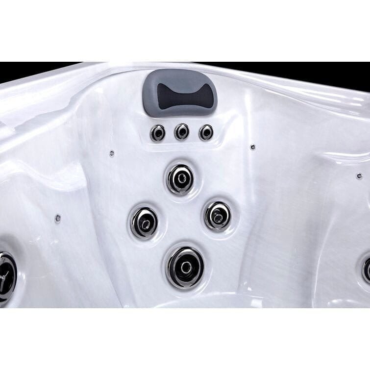 76-Jet Acrylic Square Hot Tub with Built-In Ozonator – Luxury Outdoor Spa - Image 6
