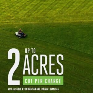 EGO Power 42 Inch 56 Volt Lithium Battery Zero Turn Riding Mower (Charger Included) - Image 3
