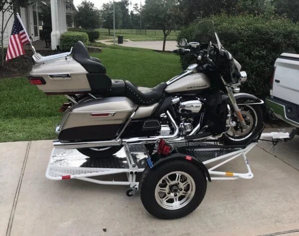 Single Stand-Up™ Motorcycle Trailer - Image 4