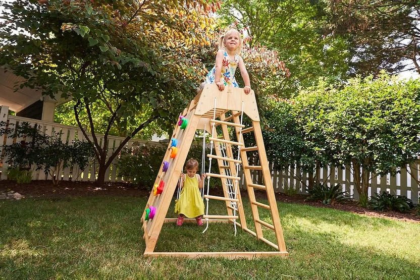 Avenlur Magnolia 7-in-1 Real Wood Playset | Indoor & Outdoor Climbing Gym for Kids - Image 10