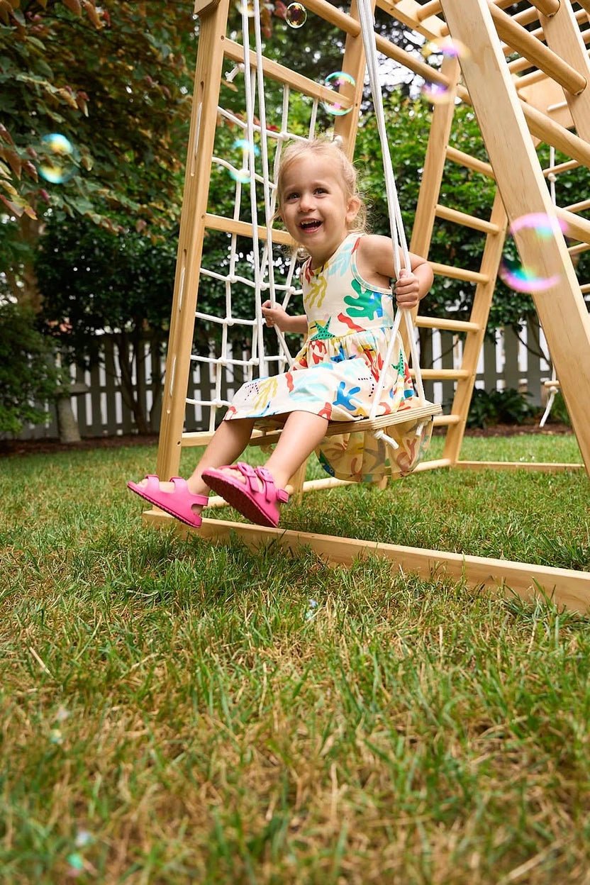 Avenlur Magnolia 7-in-1 Real Wood Playset | Indoor & Outdoor Climbing Gym for Kids - Image 15
