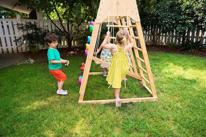 Avenlur Magnolia 7-in-1 Real Wood Playset | Indoor & Outdoor Climbing Gym for Kids - Image 16