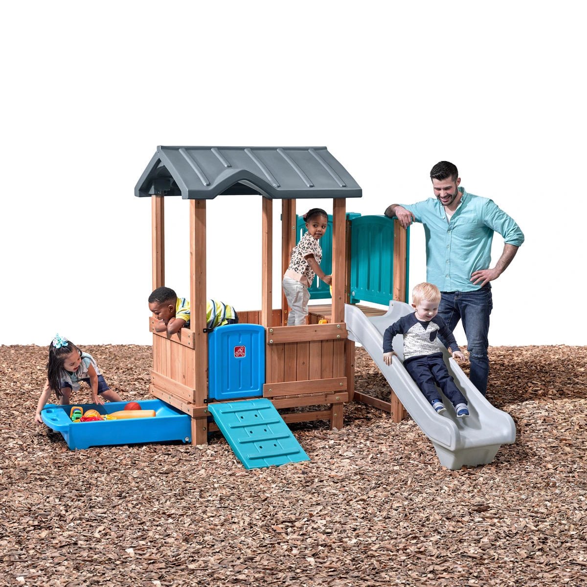 Step2 Woodland Adventure Kids Outdoor Playhouse for Toddlers - Image 10