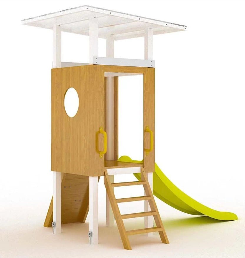 Avenlur Forest Small Outdoor Toddler Swing Set Compact Wooden Swing Frame for Babies & Kids - Image 8