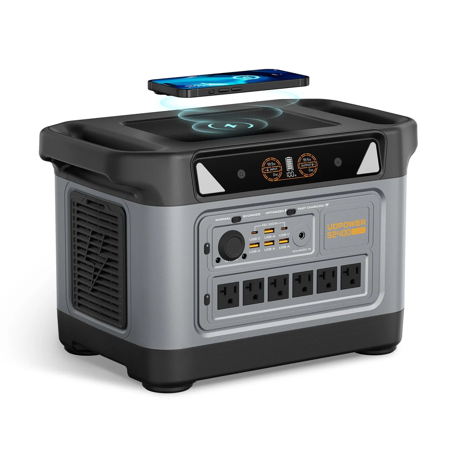 UDPOWER S2400 Portable Power Station – 2083Wh | 3000W SurgeWWWWW - Image 2