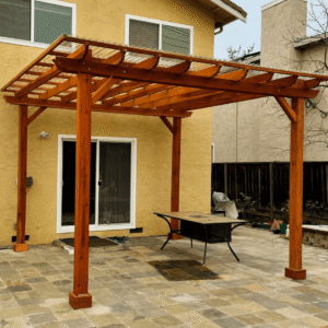 16 Ft. X 16 Ft. Pacific Douglas Fir Wood Traditional Pergola