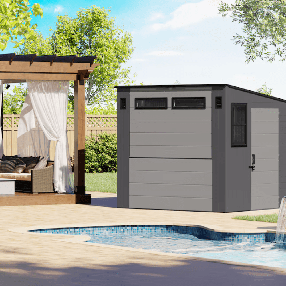 Suncast 8-ft x 7-ft Resin Shed (Floor Included) - Image 3