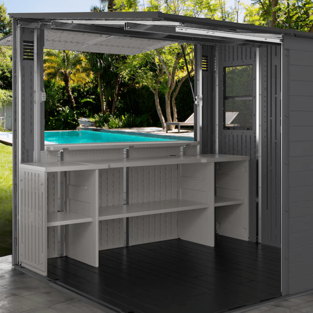 Suncast 8-ft x 7-ft Resin Shed (Floor Included) - Image 4