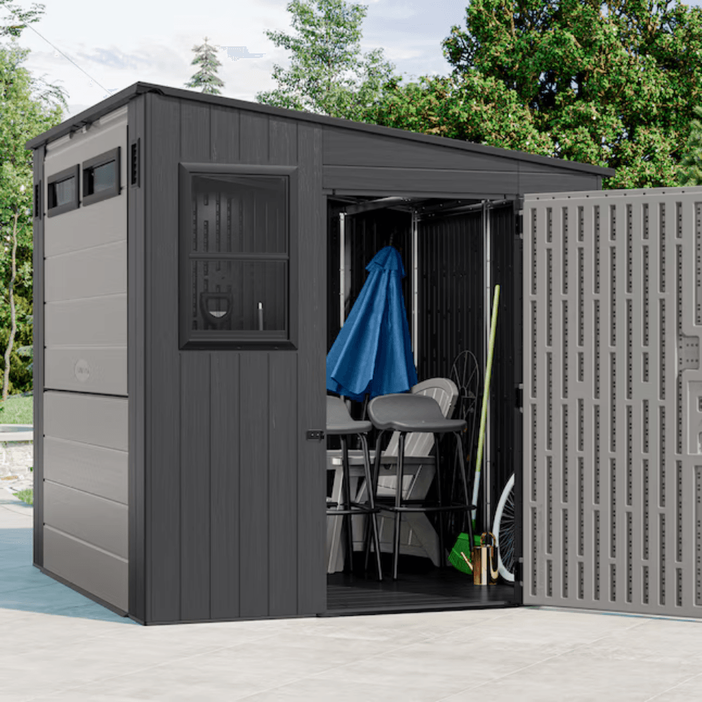 Suncast 8-ft x 7-ft Resin Shed (Floor Included) - Image 12