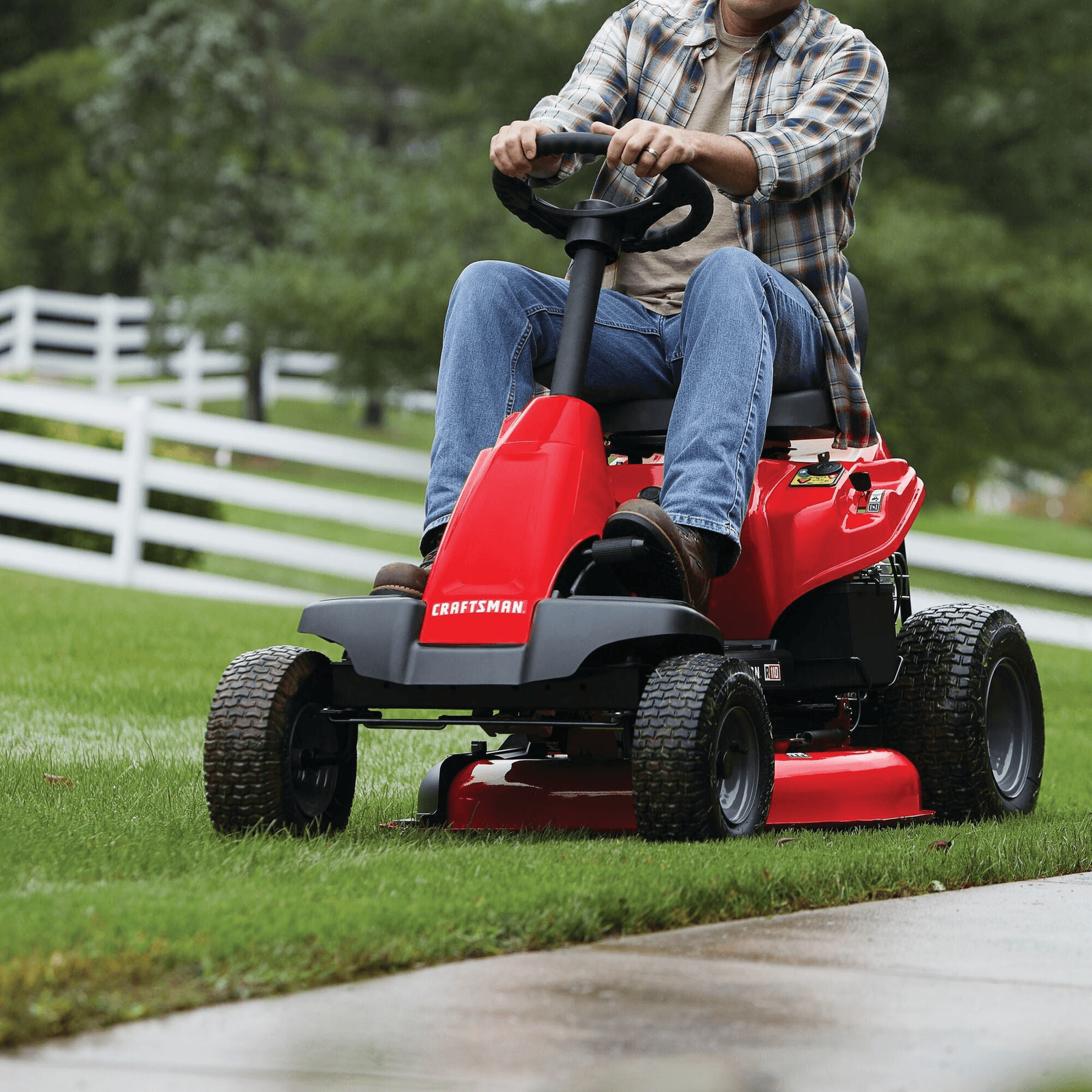 Craftsman R110 36in 11.5HP Manual/Gear Riding Lawn Mower - Image 2