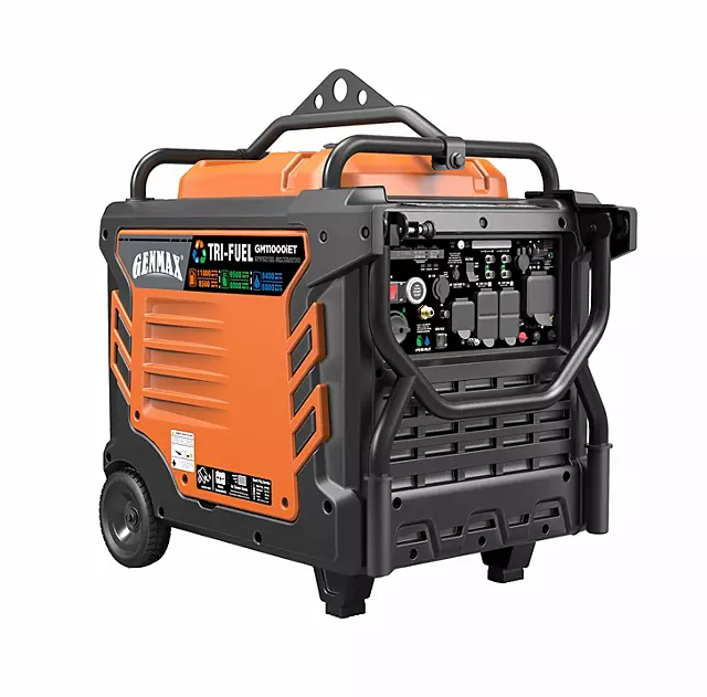 Genmax Portable Inverter Generator 11000W TRI-FUEL