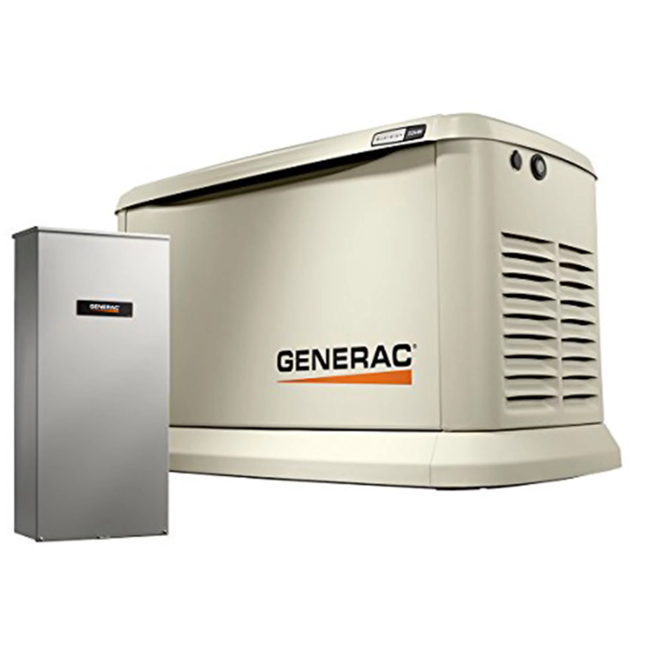 Guardian Series 22 Kw/19.5 Kw Air Cooled Home Standby Generator with Wi-Fi with Whole Hoe 200 Amp Transfer Switch - Image 5
