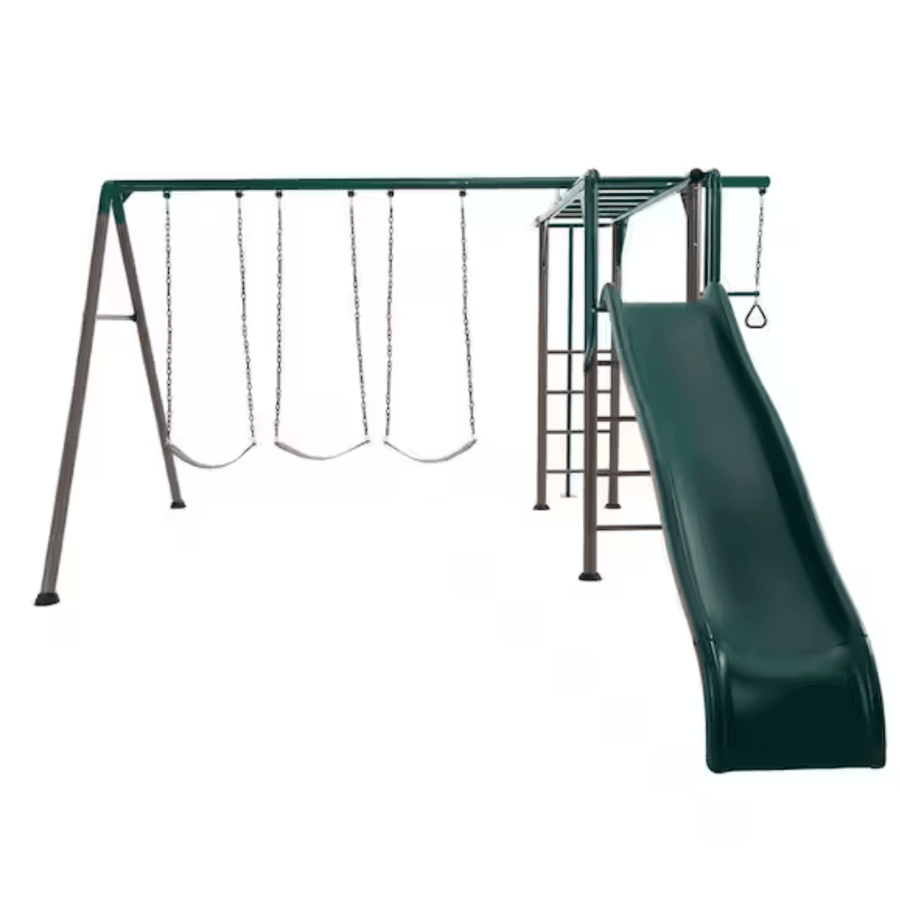 Lifetime Powder Coated Steel Swing Set with 4 Swing(s) , 1 Slide(s) - Image 15