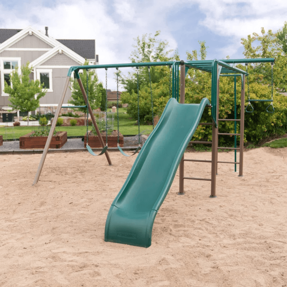 Lifetime Powder Coated Steel Swing Set with 4 Swing(s) , 1 Slide(s) - Image 13