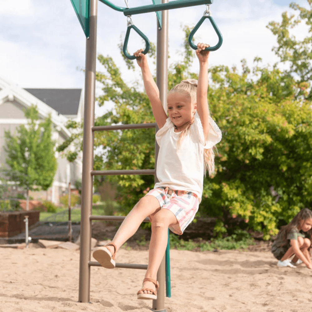 Lifetime Powder Coated Steel Swing Set with 4 Swing(s) , 1 Slide(s) - Image 2