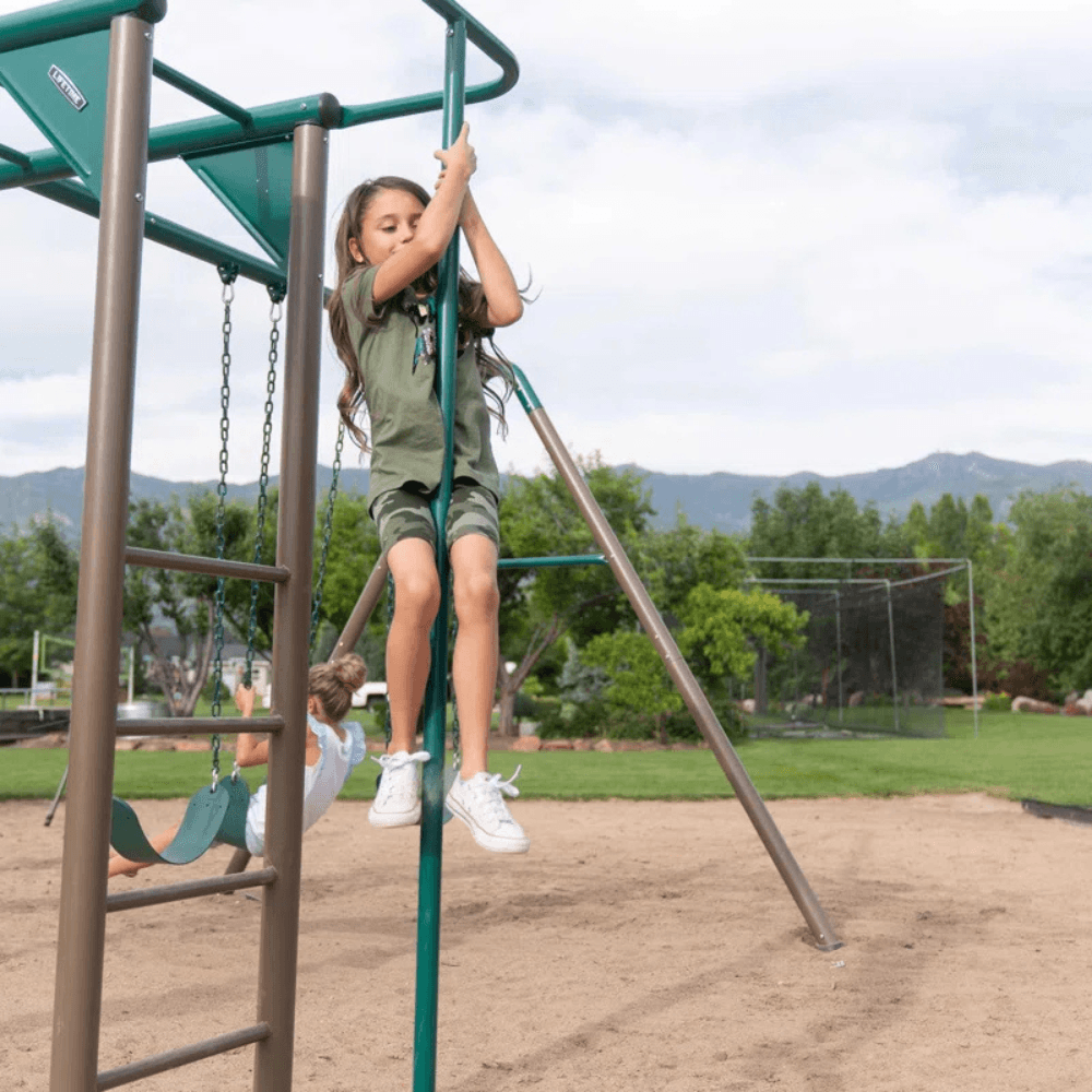 Lifetime Powder Coated Steel Swing Set with 4 Swing(s) , 1 Slide(s) - Image 3