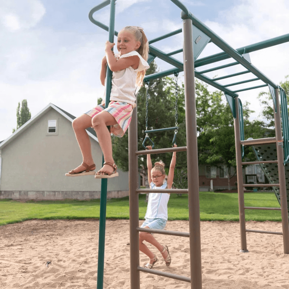 Lifetime Powder Coated Steel Swing Set with 4 Swing(s) , 1 Slide(s) - Image 6