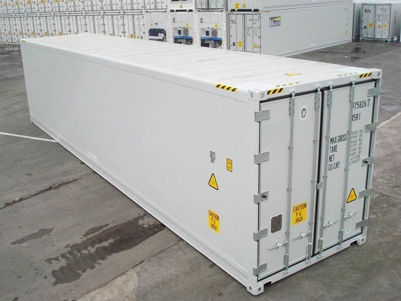 40 Ft High Cube Refrigerated Container with Integrated Cooling System