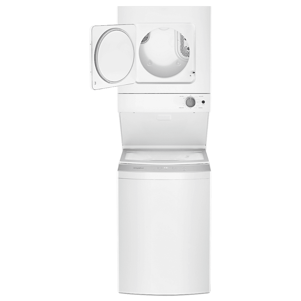 Whirlpool WET4024HW 24 inch White Electric Washer/Dryer Stacked Laundry Center - Image 2